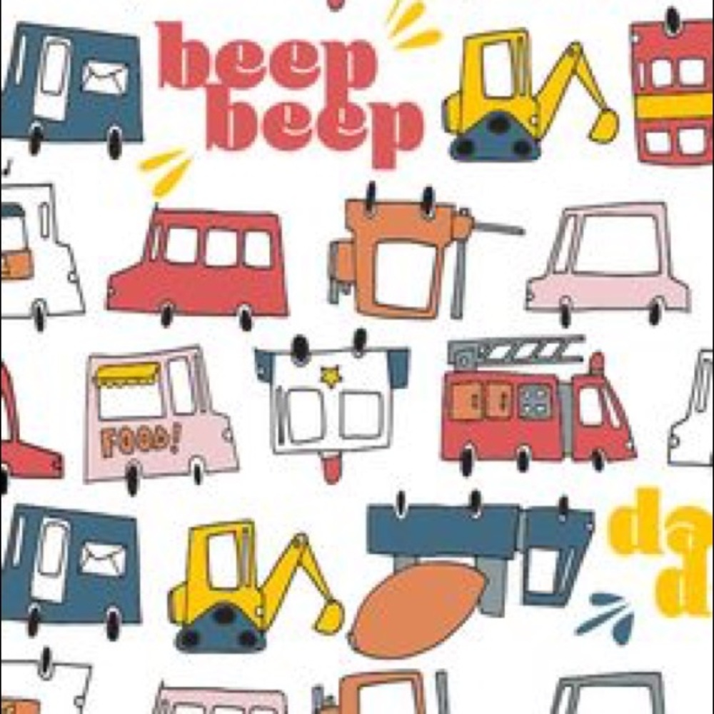 Honest Sweet Rides Print Diaper